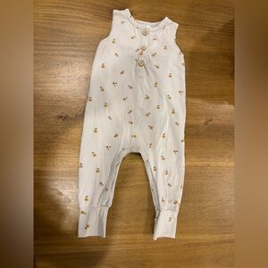 Mebie Baby Cotton Vines Floral Romper Baby/Toddler 18M